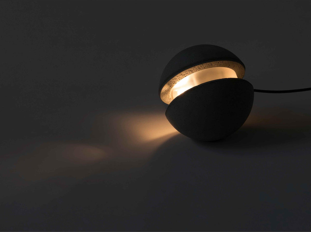 Moon Concrete Pendant Light – Modern Minimalist LED Ceiling Lamp