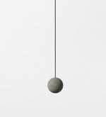 Moon Concrete Pendant Light – Modern Minimalist LED Ceiling Lamp