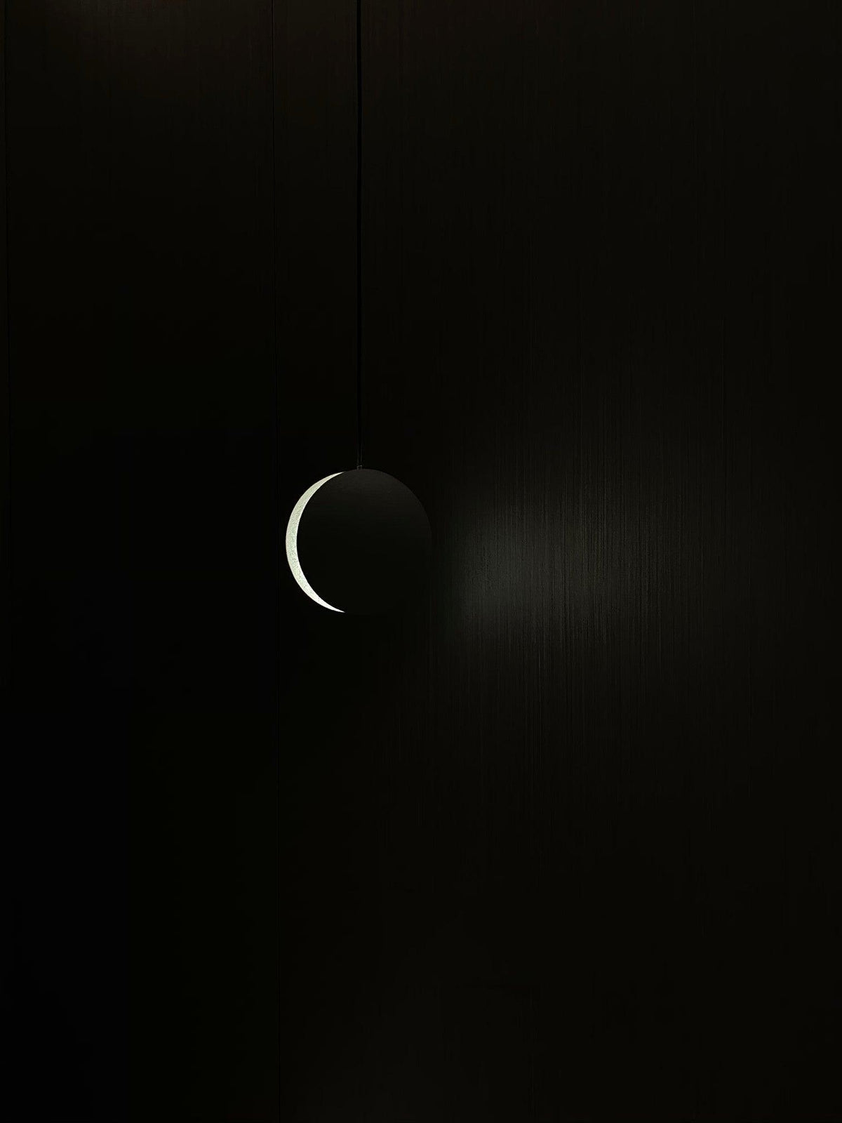 Moon Concrete Pendant Light – Modern Minimalist LED Ceiling Lamp