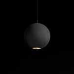 Moon Concrete Pendant Light – Modern Minimalist LED Ceiling Lamp
