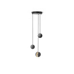 Moon Concrete Pendant Light – Modern Minimalist LED Ceiling Lamp