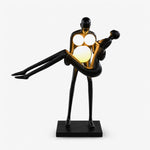 Moonlit Embrace Sculptural Floor Lamp with Warm Glowing Orbs