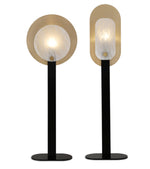 Mosaic Alabaster Floor Lamp with Gold Accents – Modern Designer Lighting for Living Room & Bedroom