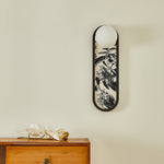 Mosaic Wall Sconce with Embroidered Fabric Shade in Gold or Black