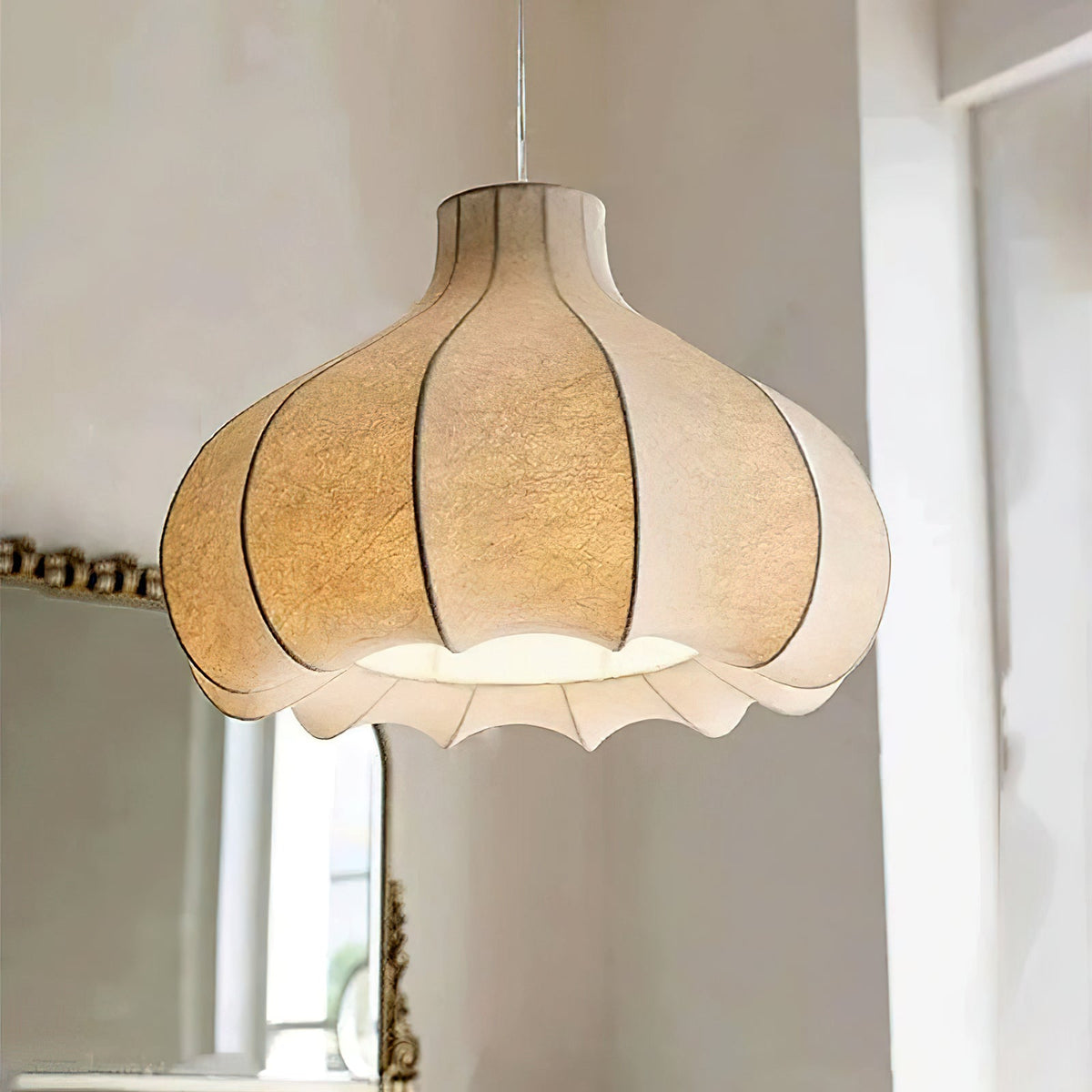 Mosh Silk Pendant Lamp – Modern Minimalist Ceiling Light for Living & Dining