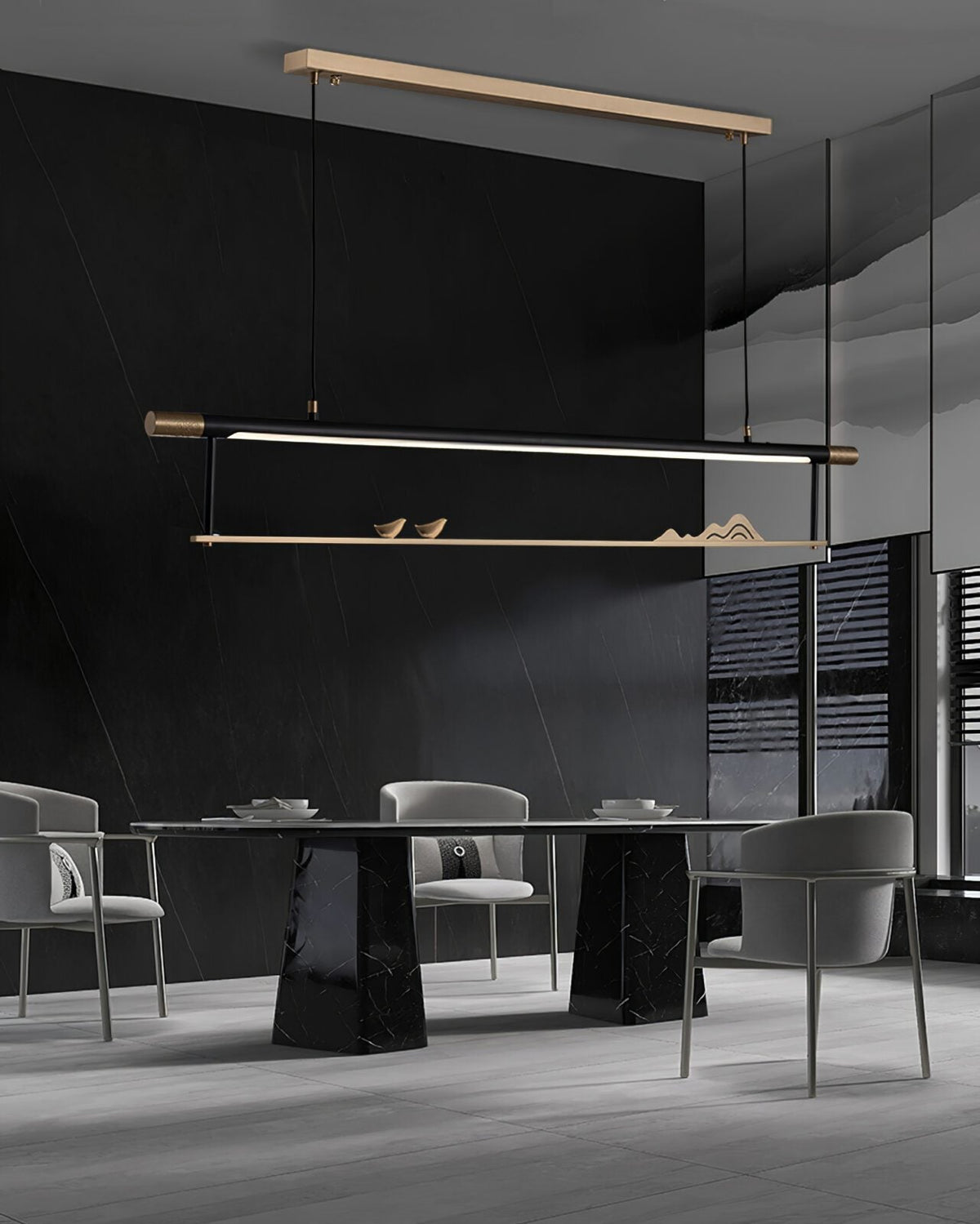 Mountain Bird LED Pendant Light