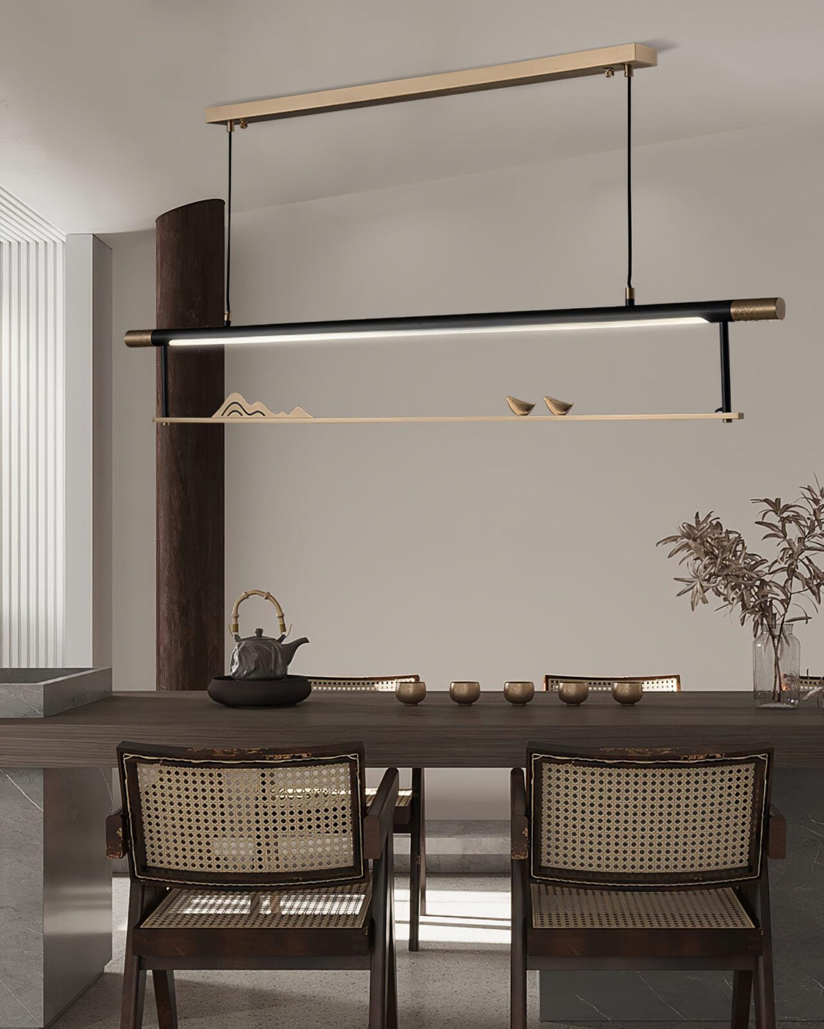 Mountain Bird LED Pendant Light