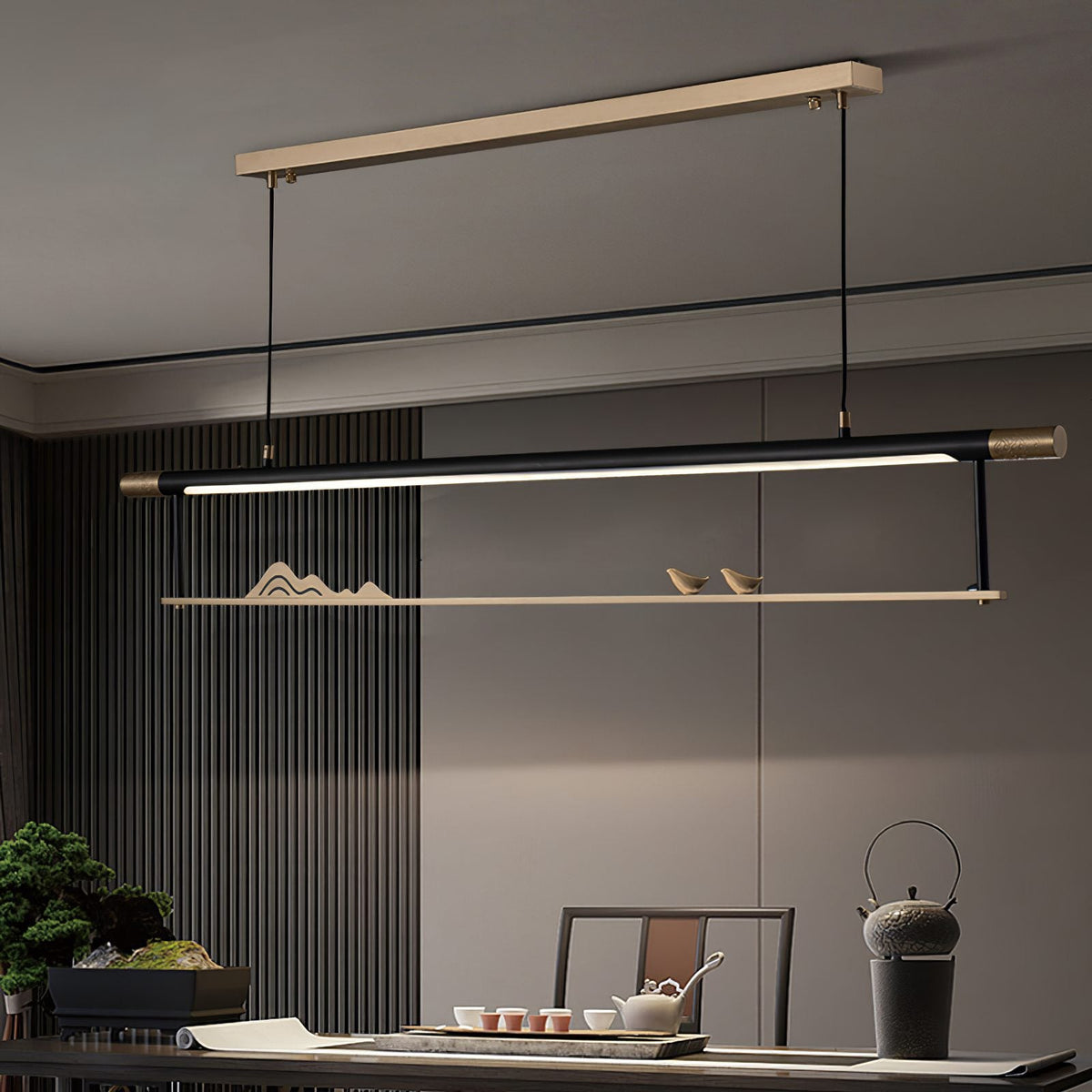 Mountain Bird LED Pendant Light