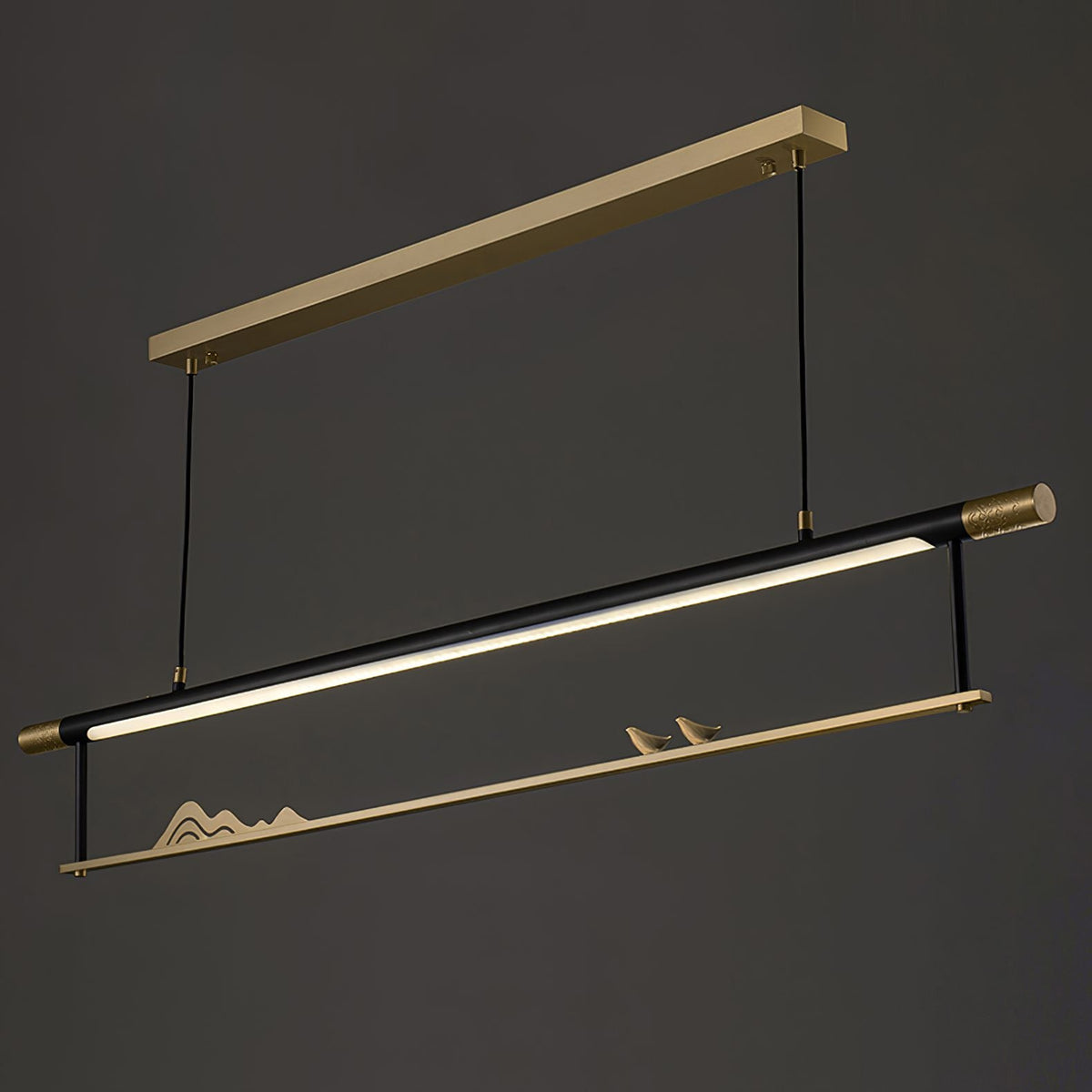 Mountain Bird LED Pendant Light