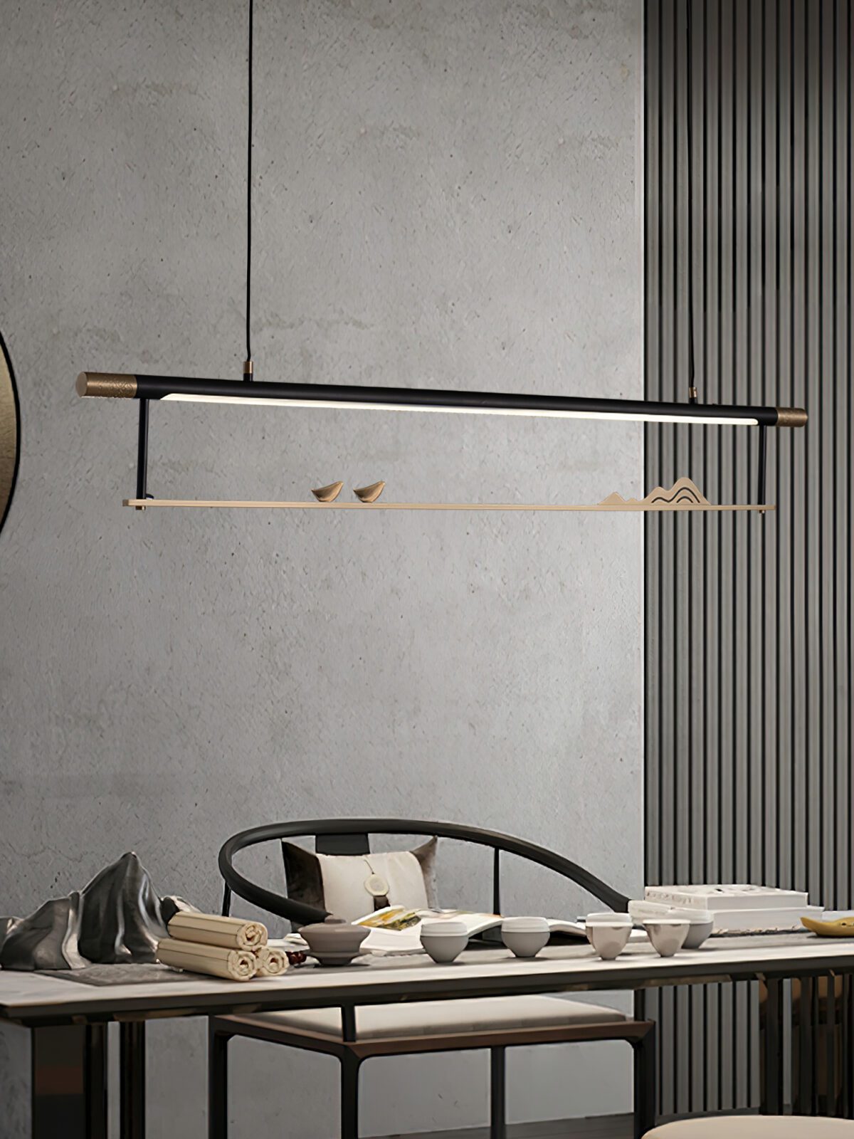 Mountain Bird LED Pendant Light