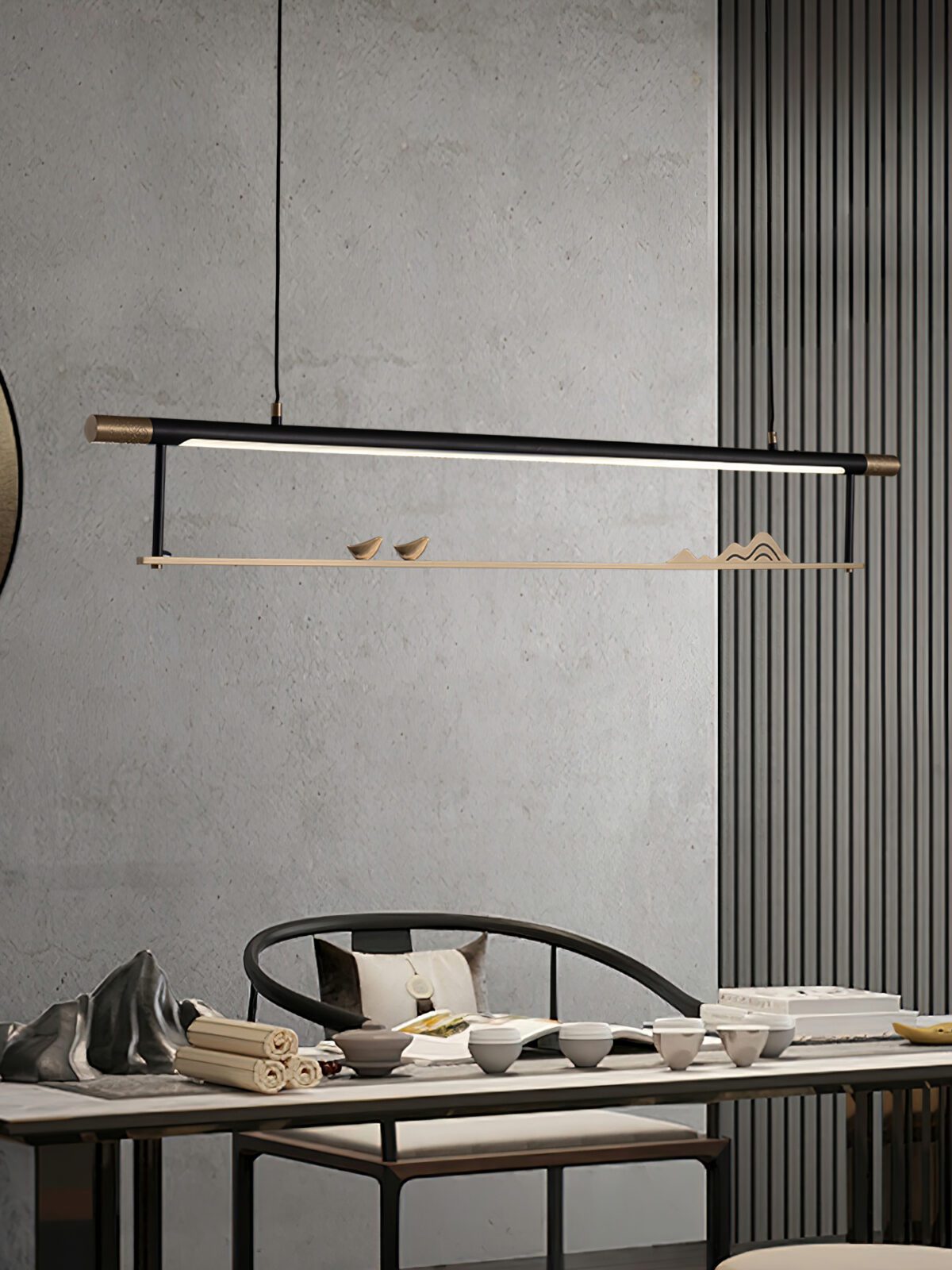 Mountain Bird LED Pendant Light