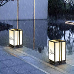Mountain Outdoor Post Light – Sculptural Stainless Steel LED Landscape Lamp