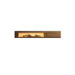 Mountain Reverie Wall Sconce — Handcrafted Wood LED Wall Light