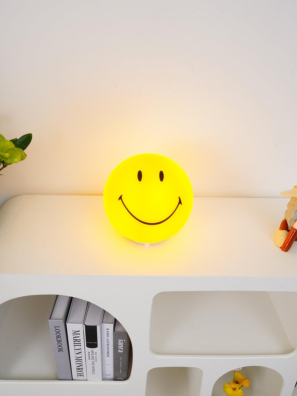 Smiling Rechargeable Built In Battery Table Lamp