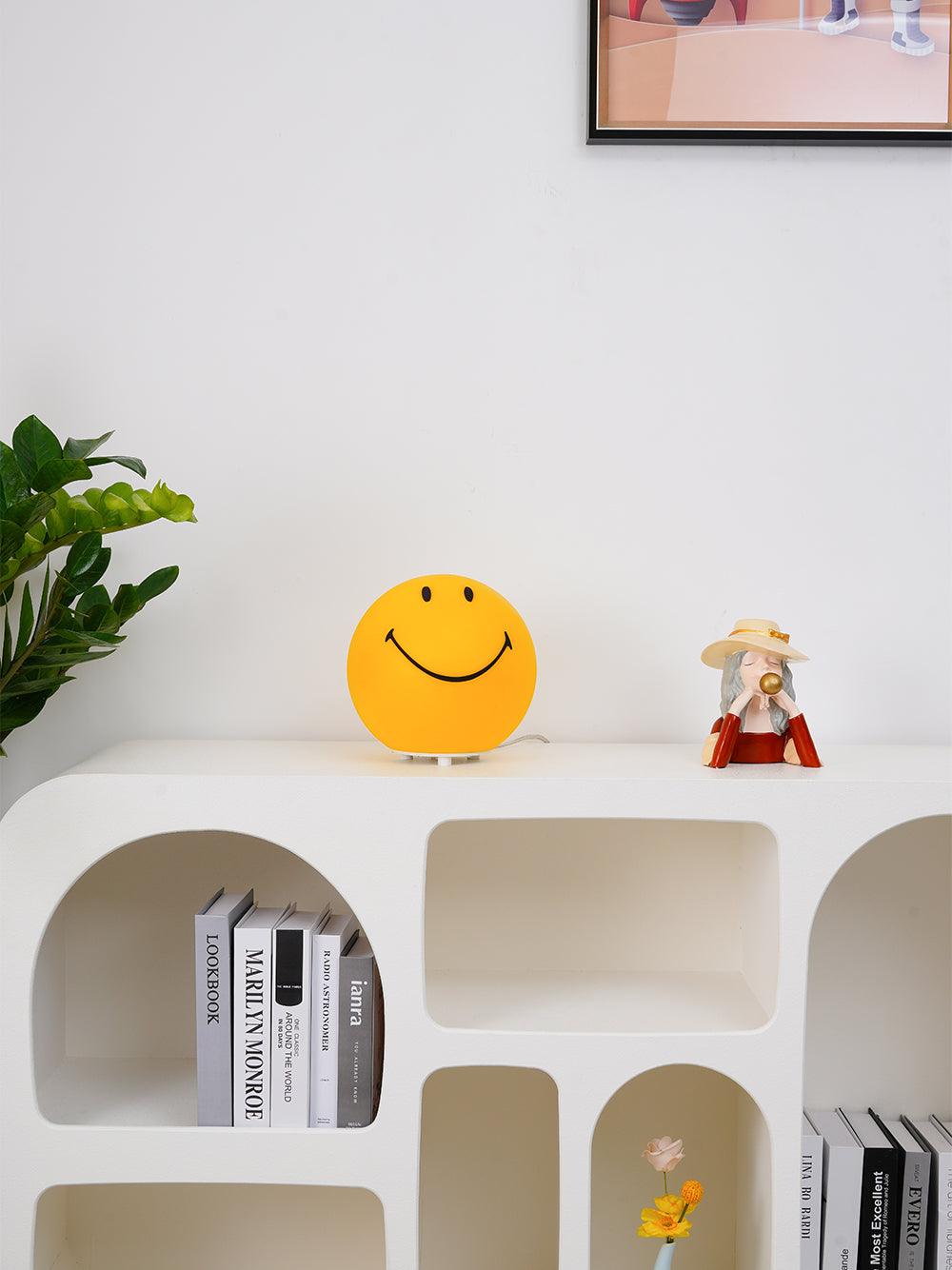 Smiling Rechargeable Built In Battery Table Lamp