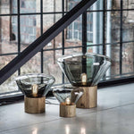 Bois Table Lamp – Handcrafted Wood & Blown Glass Designer Lamp