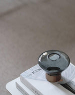 Bois Table Lamp – Handcrafted Wood & Blown Glass Designer Lamp