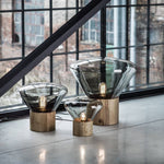 Bois Table Lamp – Handcrafted Wood & Blown Glass Designer Lamp