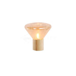 Bois Table Lamp – Handcrafted Wood & Blown Glass Designer Lamp
