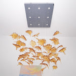 Multicolor Crystal Maple Leaf Chandelier