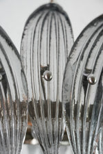 Murano Palmette Smoked Chandelier