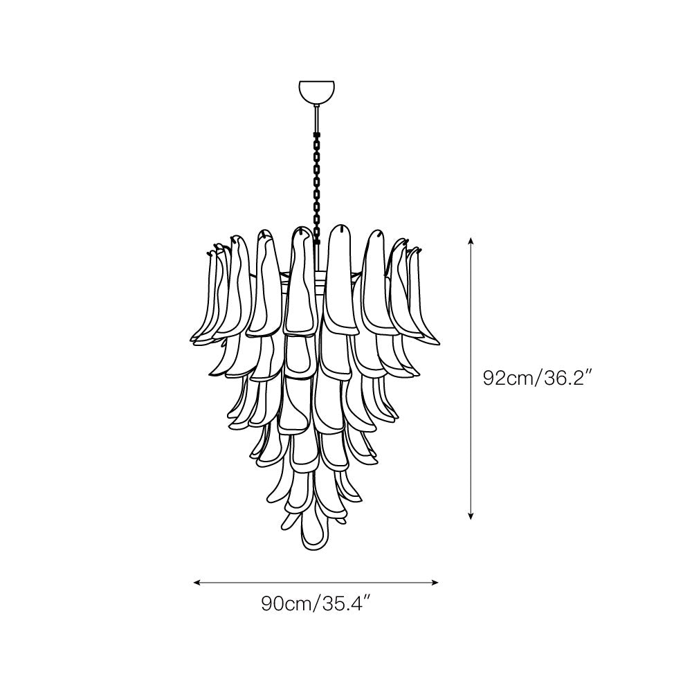 murano-petal-chandelier