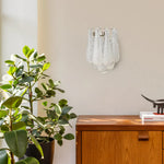 Murano Petals White Wall Light