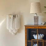 Murano Petals White Wall Light