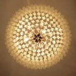 Murano Quadriedri Prisms Transparent Chandelier