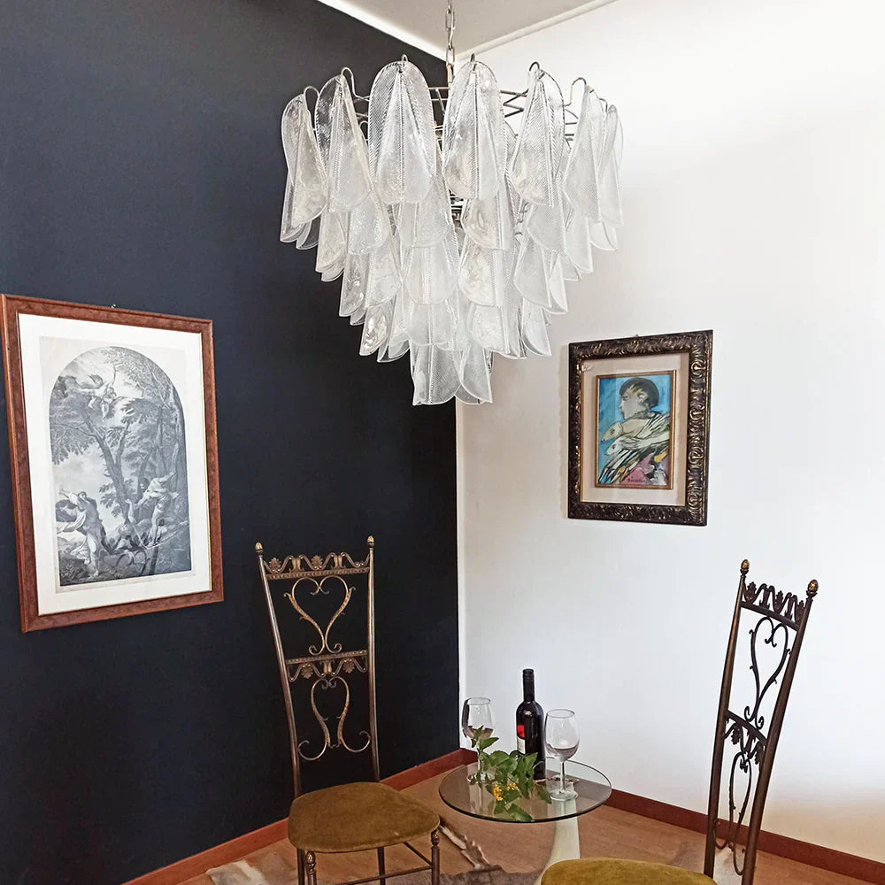 Murano Rondini 57 Transparent Chandelier