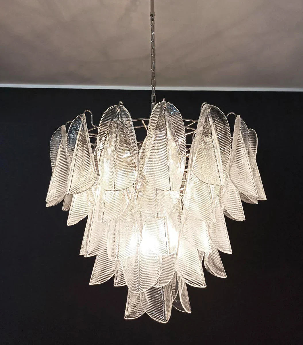 Murano Rondini 57 Transparent Chandelier