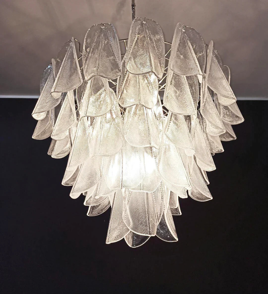 Murano Rondini 57 Transparent Chandelier
