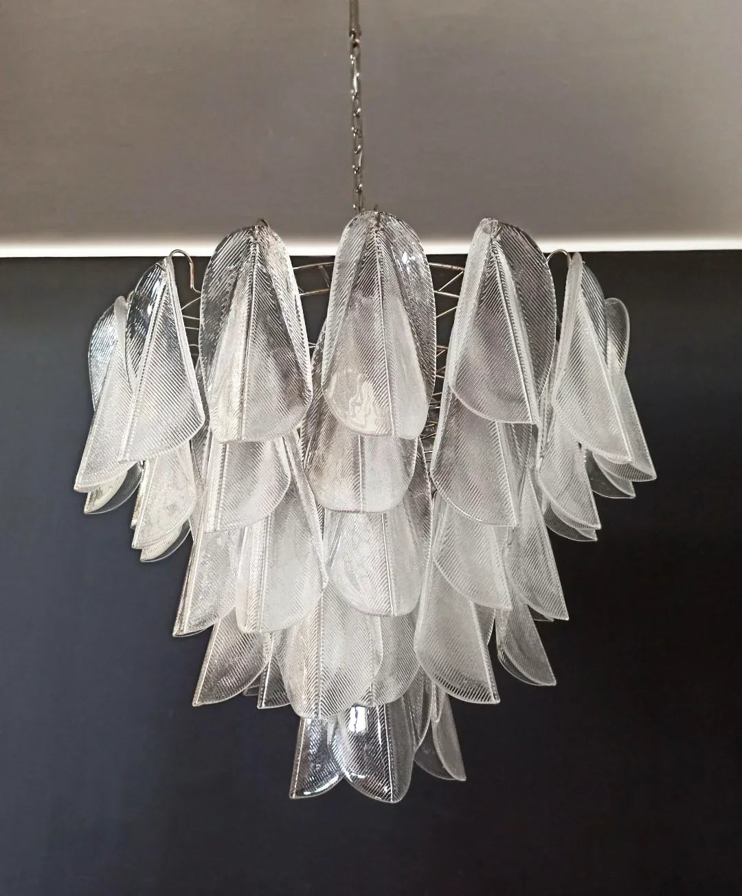 Murano Rondini 57 Transparent Chandelier