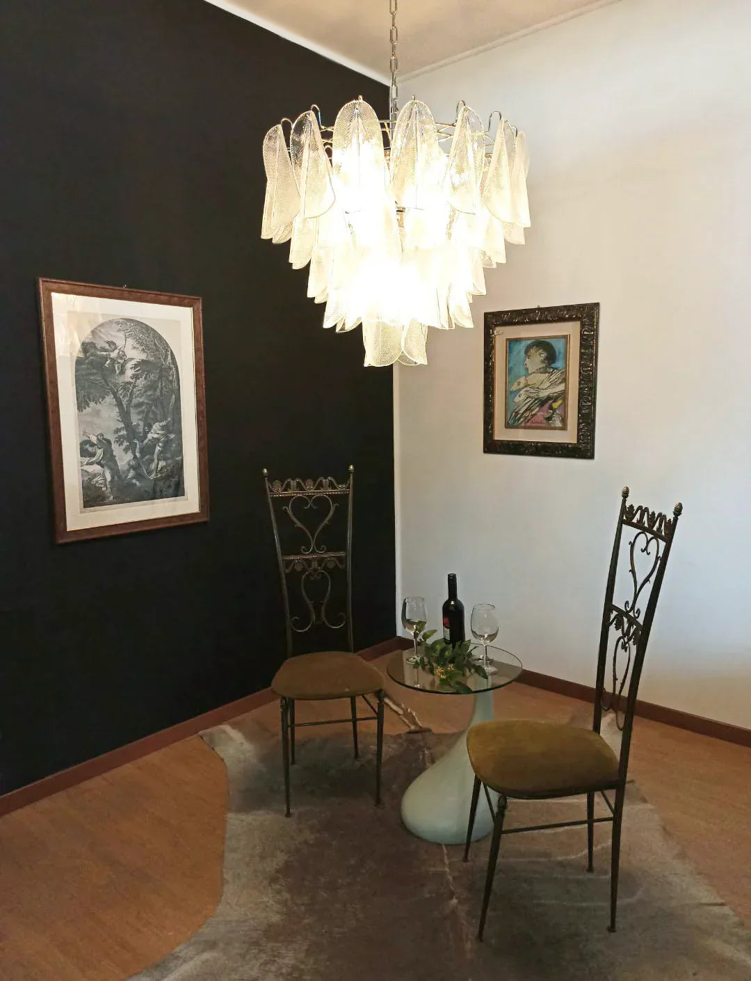 Murano Rondini 57 Transparent Chandelier