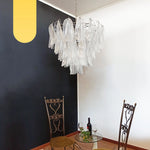Murano Rondini 57 Transparent Chandelier