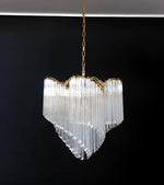 Murano Shaded Trasparent Prism Chandelier