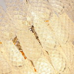 Glass Dewdrop Chandelier – Modern Art Glass Pendant Light for Dining Room and Foyer