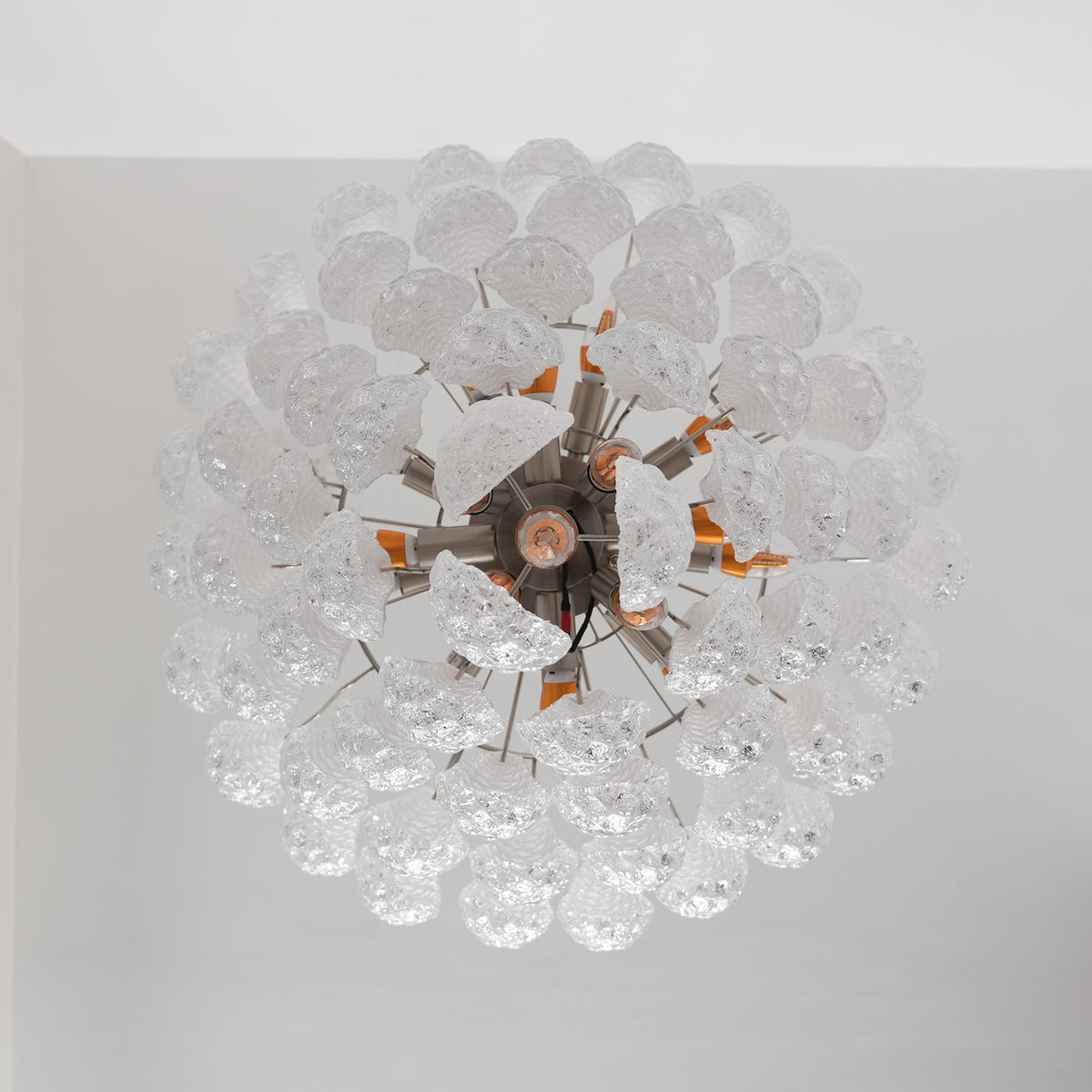Aurelia Glass Droplet Chandelier – Modern Waterfall Pendant Light for Dining Room and Foyer