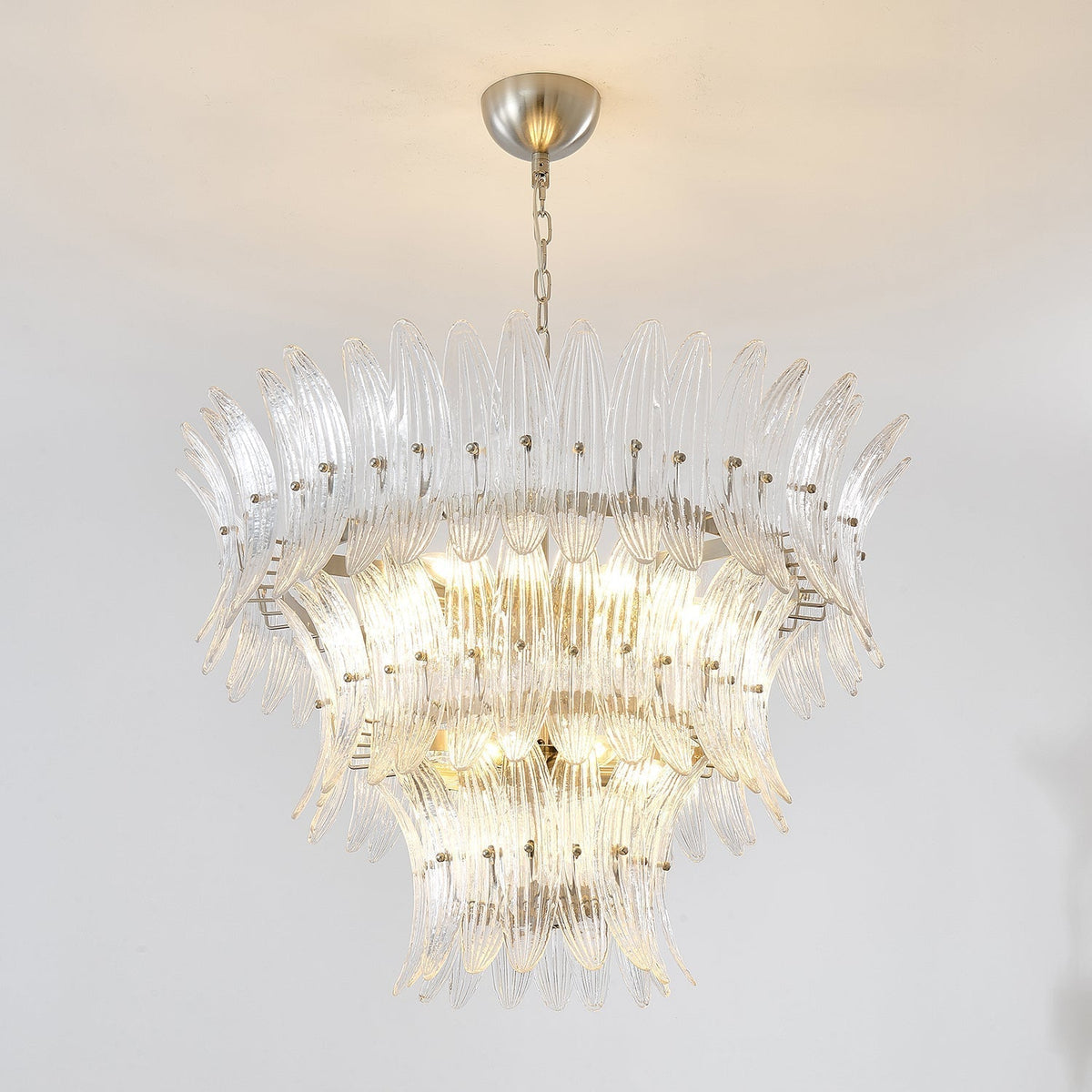 Murano Palmette Crown Chandelier