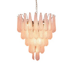 Pink Glass Dewdrop Chandelier | Modern Designer Lighting