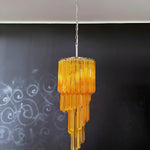Spiral Prism Glass Chandelier – Hand-Cut Faceted Pendant Light