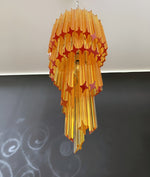 Spiral Prism Glass Chandelier – Hand-Cut Faceted Pendant Light