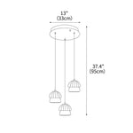mushroom-cluster-chandelier