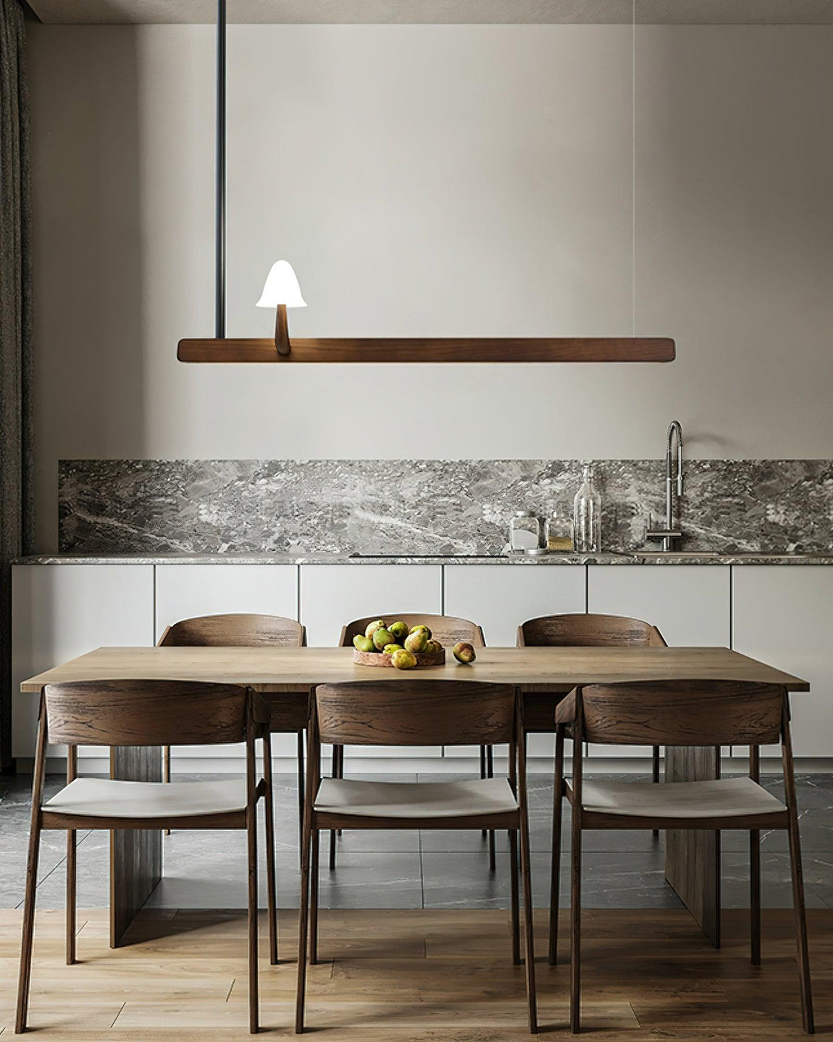 mushroom-beam-chandelier