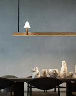 mushroom-beam-chandelier
