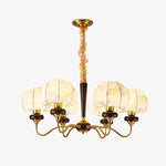 Mushroom Fabric Chandelier – Vintage-Inspired Designer Ceiling Light