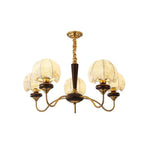 Mushroom Fabric Chandelier – Vintage-Inspired Designer Ceiling Light