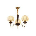 Mushroom Fabric Chandelier – Vintage-Inspired Designer Ceiling Light