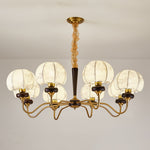 Mushroom Fabric Chandelier – Vintage-Inspired Designer Ceiling Light