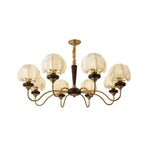 Mushroom Fabric Chandelier – Vintage-Inspired Designer Ceiling Light